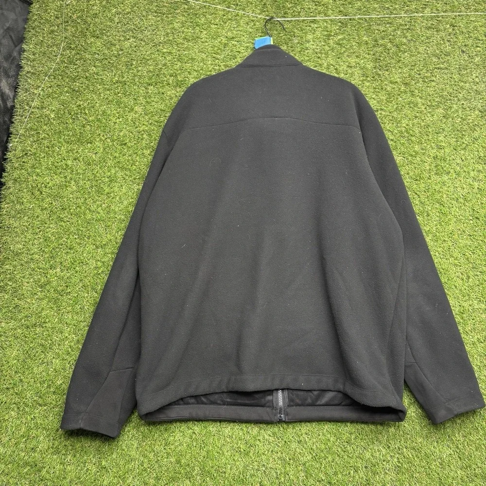 The North Face Jacket Mens XL Black Full-Zip Polyester Fleece Stand-Up Outdoor